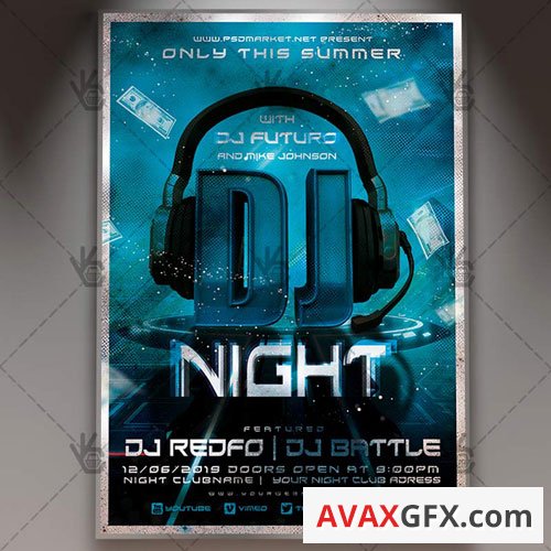 CLUB PARTY FLYER ? PSD TEMPLATE
