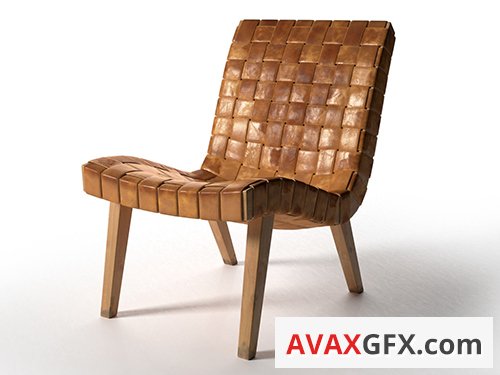 Cgtrader - 654w Lounge Chair 3D model