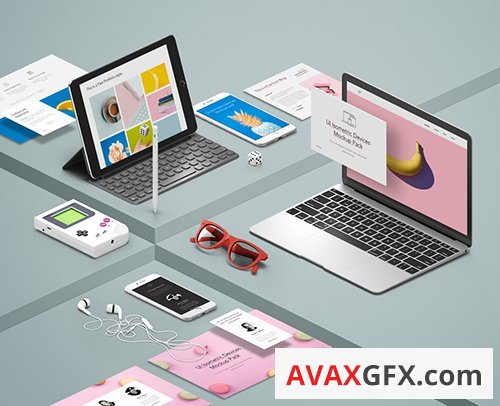 UI Isometric Devices Pack Vol3 PSD