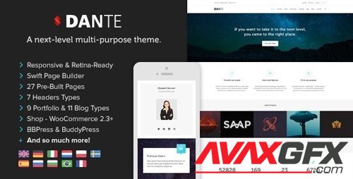 ThemeForest - Dante v3.5.15 - Responsive Multi-Purpose WordPress Theme - 6175269