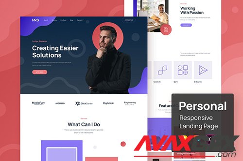 Personal Responsive Landing Page