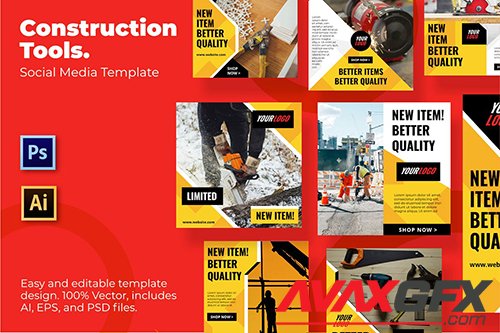 Construction Social Media Template