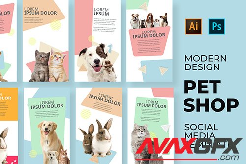 Dog Pet Social Media Template