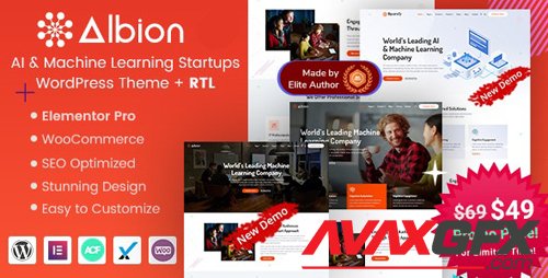 ThemeForest - Albion v2.2.0 - Machine Learning & AI WordPress Theme - 24914922