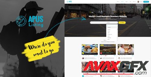 ThemeForest - ApusListing v1.2.31 - Directory Listing WordPress Theme - 20689737