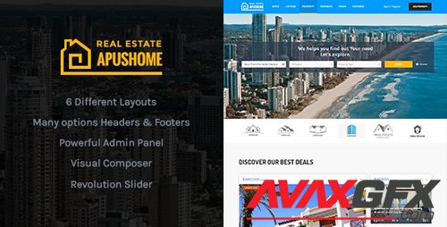 ThemeForest - ApusHome v1.7.9 - Real Estate WordPress Theme - 20251107