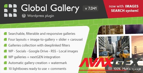 CodeCanyon - Global Gallery v7.041 - Wordpress Responsive Gallery - 3310108