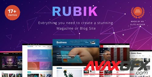 ThemeForest - Rubik v1.9 - A Perfect Theme for Blog Magazine Website - 22917307