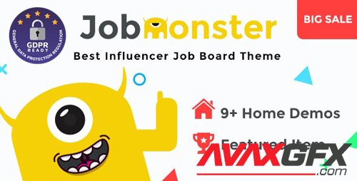 ThemeForest - Jobmonster v4.6.0.7.3 - Job Board WordPress Theme - 10965446