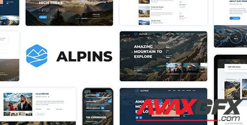 ThemeForest - Alpins v1.1 - Mountain And Hiking Template - 23591915