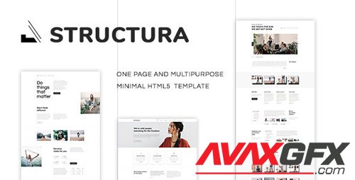 ThemeForest - Structura v1.0 - Minimal One Page Template - 22350778