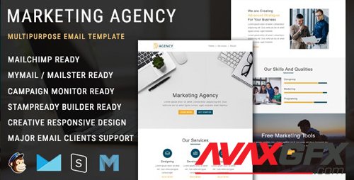 ThemeForest - Marketing Agency v1.0 - Responsive Email Template with Mailchimp Editor (Update: 1 April 20) - 26057070