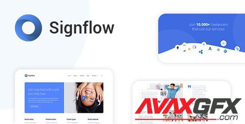 ThemeForest - Signflow v1.0 - Tech And Startup Template (Update: 25 October 19) - 21297671