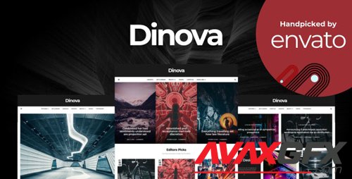 ThemeForest - Dinova v1.4.5 - Alternative Magazine Gutenberg Theme - 22861622