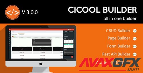 CodeCanyon - Cicool v3.1.0 - Page, Form, Rest API and CRUD Generator - 19207897