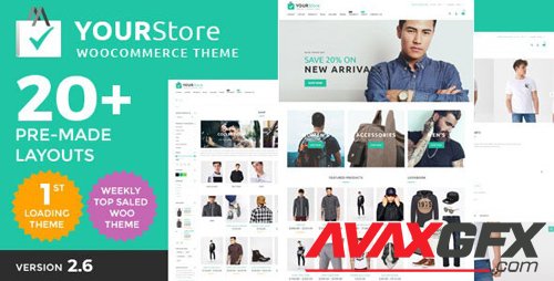 ThemeForest - YourStore v2.6 - Woocommerce theme - 16912793 - NULLED