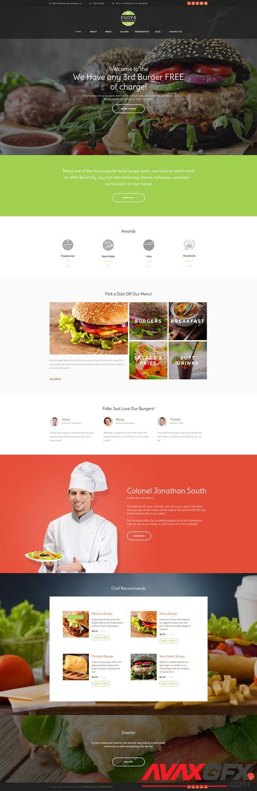 Fooxy v3.1.5 / v1.0.0 - Food Delivery Service WordPress Theme - TM 55033