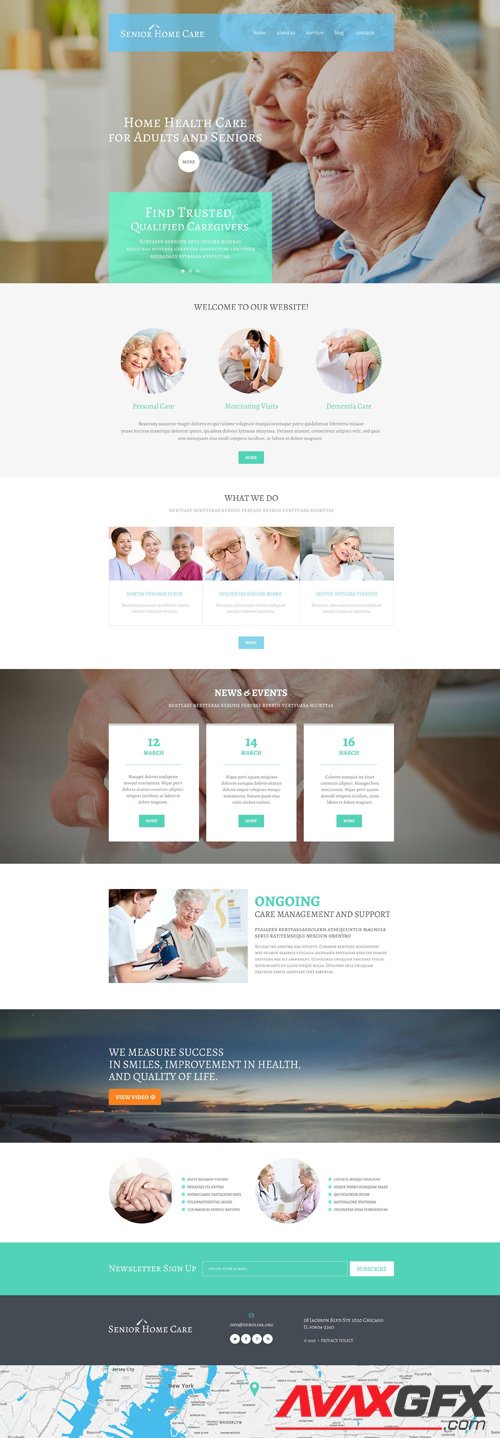 Senior Home Care v1.0.0 - WordPress Theme - TM 55229