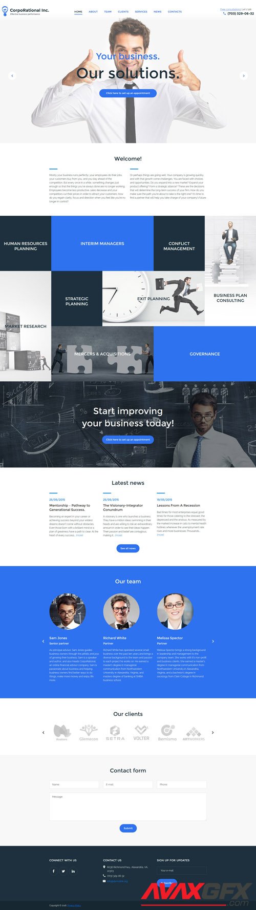 CorpoRational v1.0.0 - WordPress Theme - TM 57866