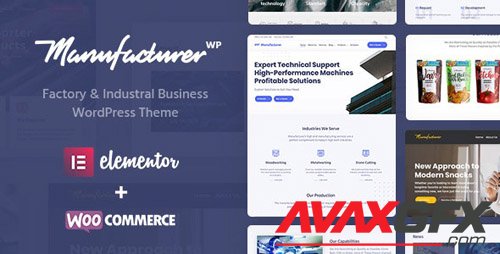 ThemeForest - Manufacturer v1.2.1 - Factory and Industrial WordPress Theme - 22672753 - NULLED