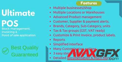 CodeCanyon - Ultimate POS v3.0 - Best Advanced Stock Management, Point of Sale & Invoicing application - 21216332 - NULLED