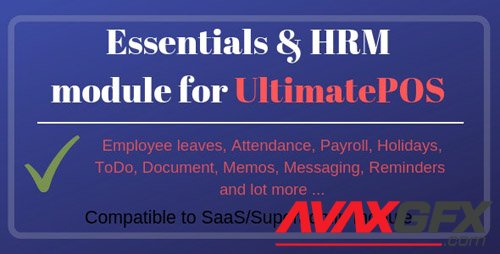 CodeCanyon - Essentials & HRM (Human resource management) Module for UltimatePOS v1.1 - 23643267