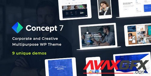 ThemeForest - Concept Seven v1.6 - Responsive Multipurpose WordPress Theme - 23657724