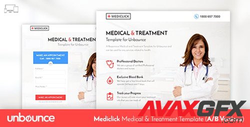 ThemeForest - Unbounce Medical Landing Page Template - Mediclick v1.0 - 11061361