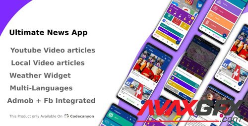 CodeCanyon - Ultimate News App (Video,Youtube,Weather,Survey) v1.0 - 24803183