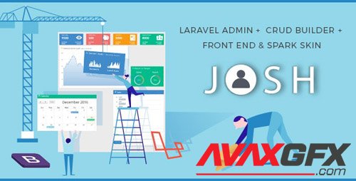 CodeCanyon - Josh v6.2.1 - Laravel Admin Template + Front End + CRUD - 8754542