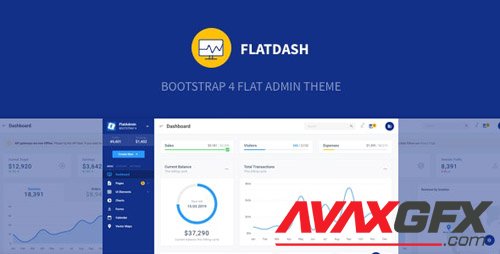 ThemeForest - FlatDash v1.0.0 - Bootstrap 4 Flat Admin Theme - 23503348