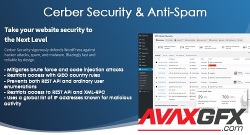 WP Cerber Security Pro v8.6.3 - Complete Solution: Firewall, Anti-Spam Protection, & Alware Removal WordPress Plugin
