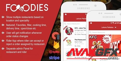 CodeCanyon - Native Restaurant Food Delivery & Ordering System With Delivery Boy - Android v2.0.6 - 23305028