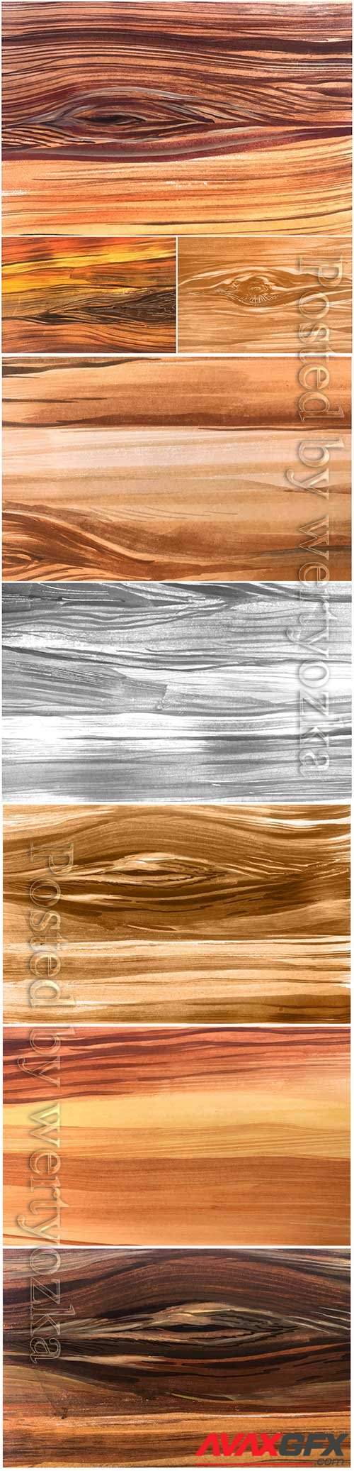 Natural wooden texture vector background