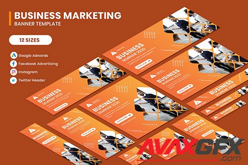 Business Seminar Google Adwords Banner Template