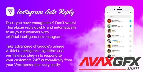 CodeCanyon - Instagram Auto Reply with Artificial Intelligence - Chat Bot v1.0 - 25022954