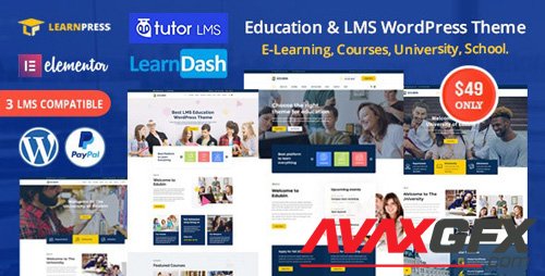 ThemeForest - Edubin v5.0.6 - Education WordPress Theme - 24037792