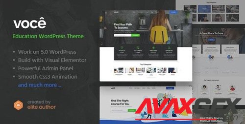 ThemeForest - Vocee v1.0.1 - Education & LMS WordPress Theme - 26333344