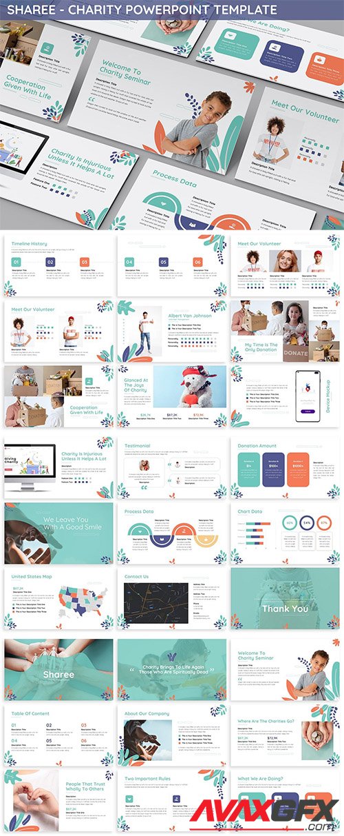 Sharee - Charity Powerpoint Template
