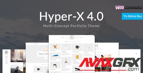 ThemeForest - HyperX v4.9.3 - Responsive Wordpress Portfolio Theme - 13439786