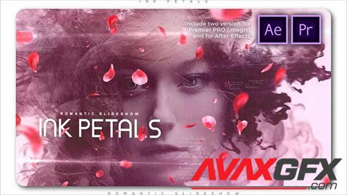 Videohive - Ink Petals Romantic Slideshow 26550301