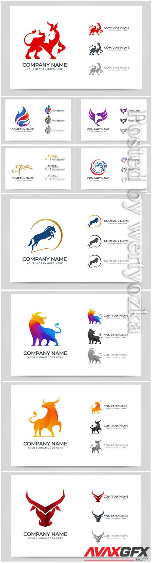 Modern abstract logo design