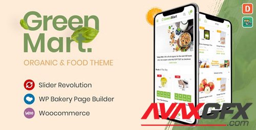 ThemeForest - GreenMart v2.4.0 - Organic & Food WooCommerce WordPress Theme - 20754270