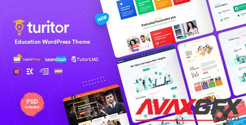 ThemeForest - Turitor v1.1 - LMS & Education WordPress Theme - 25282972