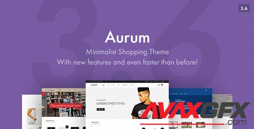 ThemeForest - Aurum v3.6 - Minimalist Shopping Theme - 9600822