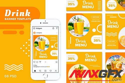 Drink Banners Templates
