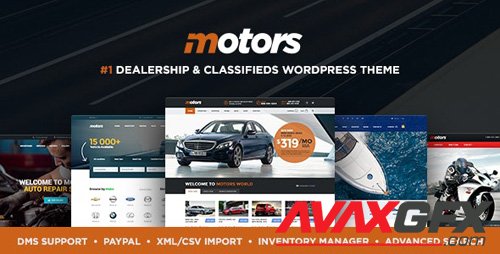 ThemeForest - Motors v4.7.1.1 - Car Dealer Rental Classifieds WordPress theme - 13987211 - NULLED