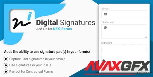 CodeCanyon - Digital Signatures for NEX-Forms v7.5.12.1 - 17044658