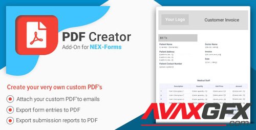 CodeCanyon - PDF Creator for NEX-Forms v7.5.12.5 - 11220942