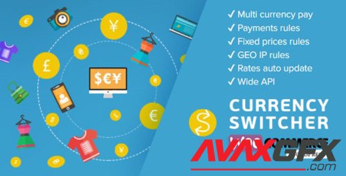 CodeCanyon - WOOCS v2.3.1 - WooCommerce Currency Switcher - WooCommerce Multi Currency and WooCommerce Multi Pay - 8085217